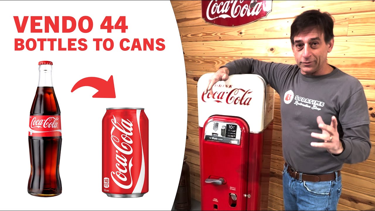 How to Change a Vendo 44 Coke Machine from Bottles to Cans