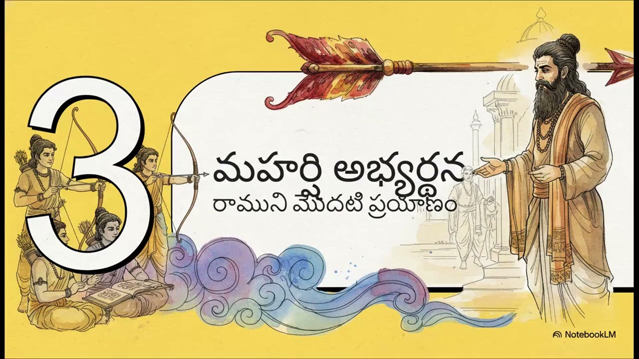 రామాయణం  ఒక ఇతిహాస జననం 1st part in Telugu 10th Upavacahakam Nontail AP 2025 2026 Syllabus