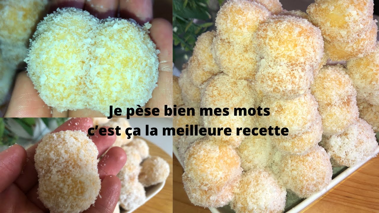 Gâteaux de al aïd boules coco la meilleure recette d’une chef marocaine