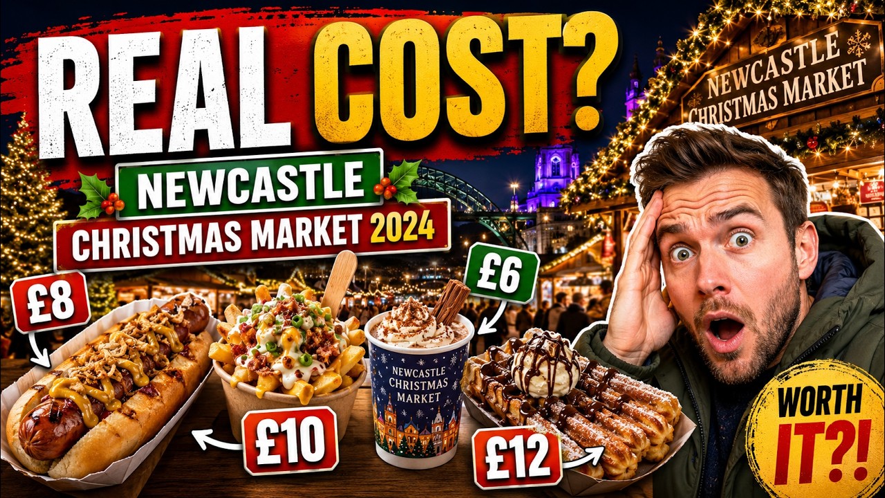 What's the REAL Cost of Food at Newcastle Christmas Market 2024?