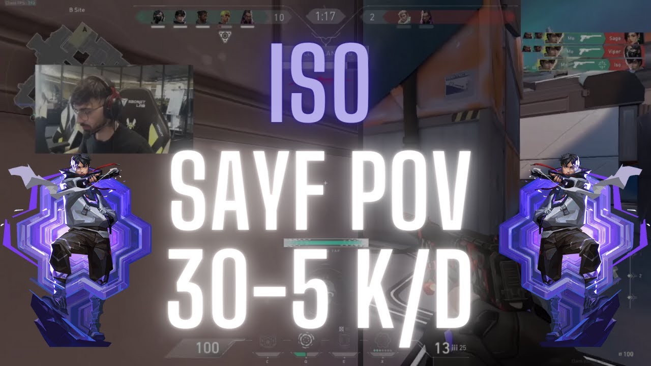 Vitality Sayf POV Iso on Icebox 30-5 K/D (VALORANT Pro POV)