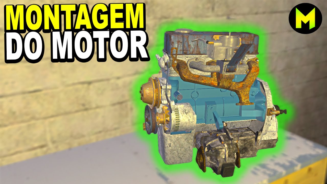 MONTAGEM COMPLETA DO MOTOR DO SATSUMA NO MY SUMMER CAR