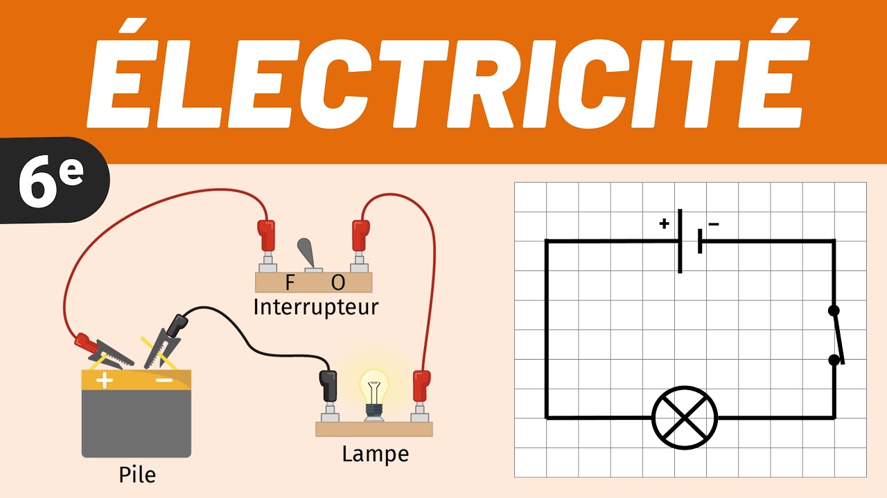 &Eacute;LECTRICIT&Eacute; ✅ Circuit &eacute;lectrique simple + Sch&eacute;ma | Physique - Chimie | 6e | Sciences