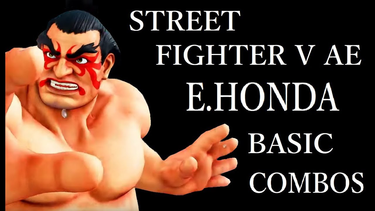 STREET FIGHTER V AE E.HONDA BASIC COMBOS【スト5 AE E.本田 基礎コンボ】