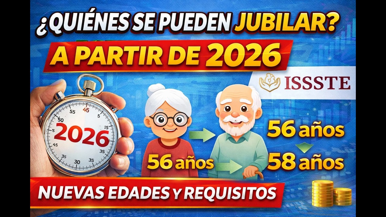 Reforma ISSSTE 2025: La Nueva Tabla que reduce tu edad de jubilación HOY.