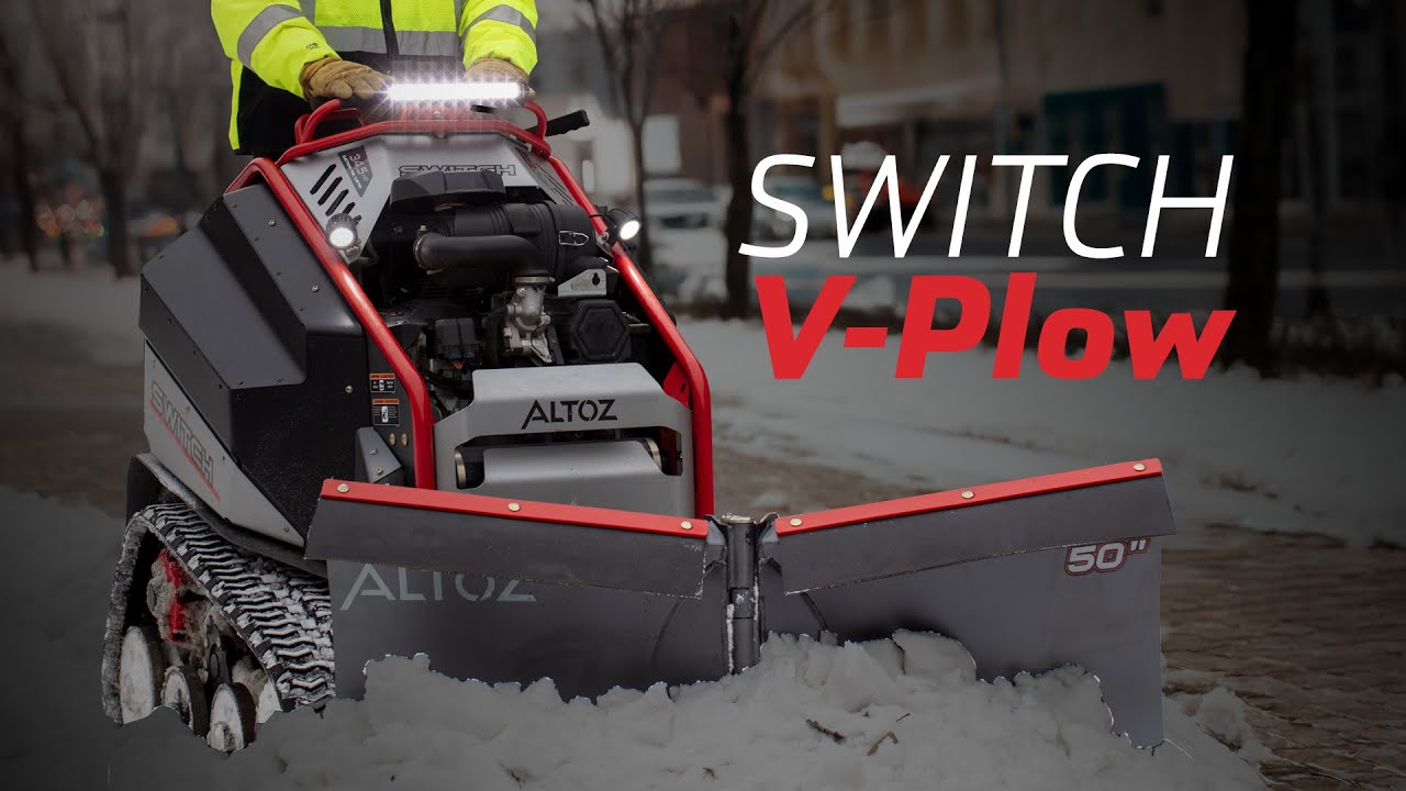Effortless Snow Plowing: Altoz Switch V-Plow Attachment