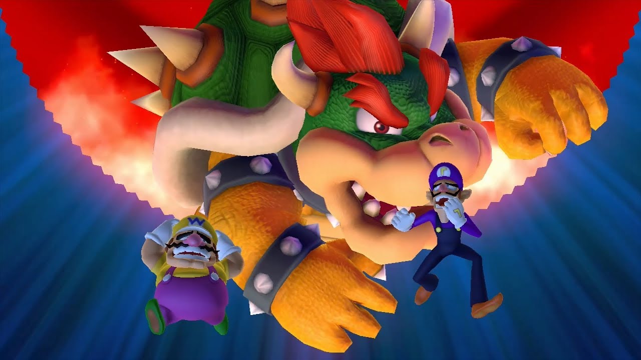 Mario Party 10 Bowser Party #369 Wario, Waluigi, Donkey Kong, Spike Chaos Castle Master Difficulty