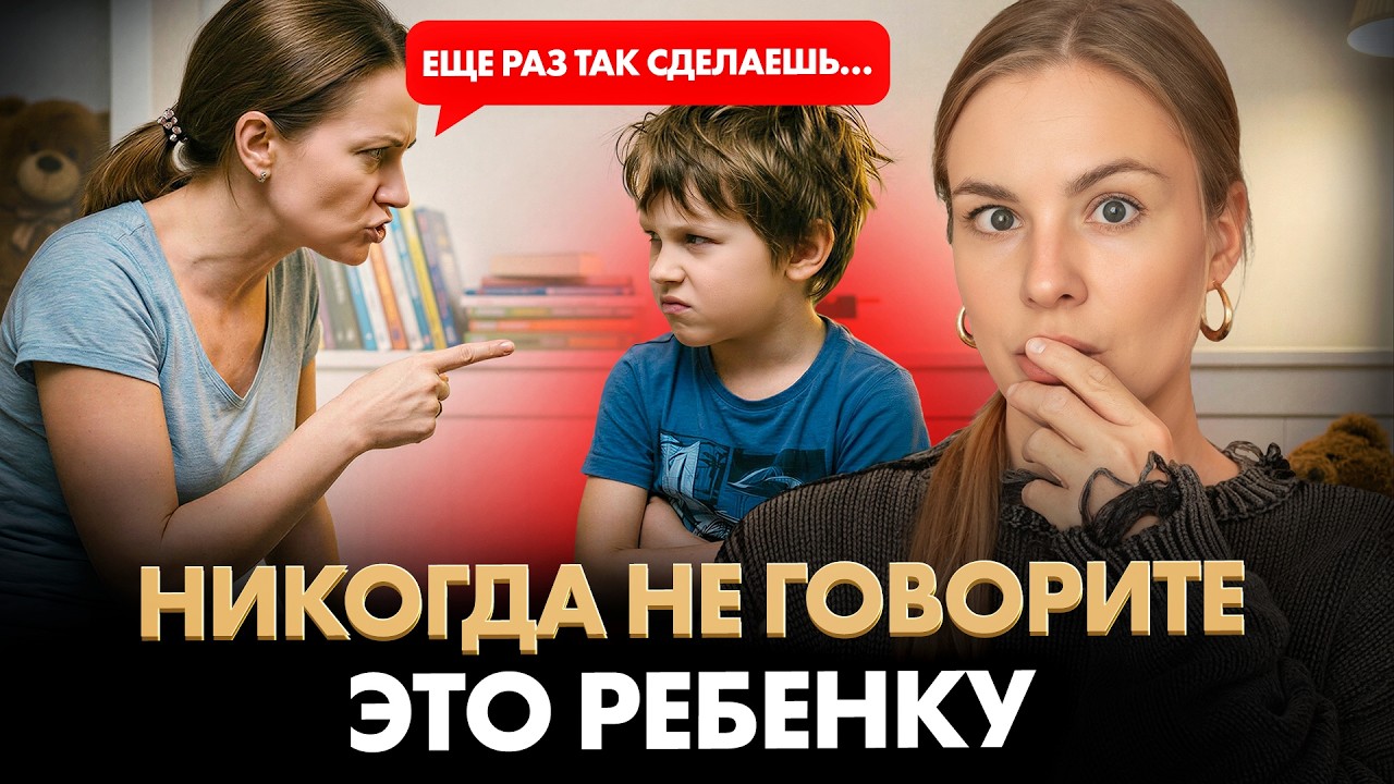 6 ФРАЗ, после которых дети перестают вас слушать