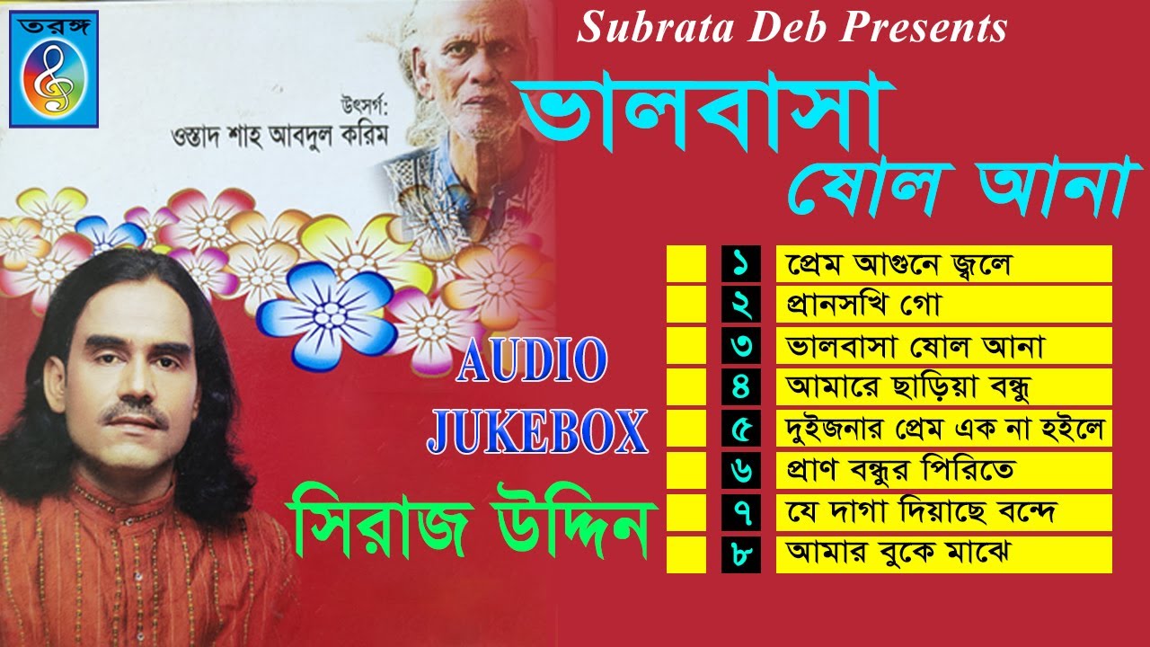 ভালবাসা ষোল আনা | Valobasa Solo Ana | Siraj Uddin | সিরাজ উদ্দিন | | Taranga EC