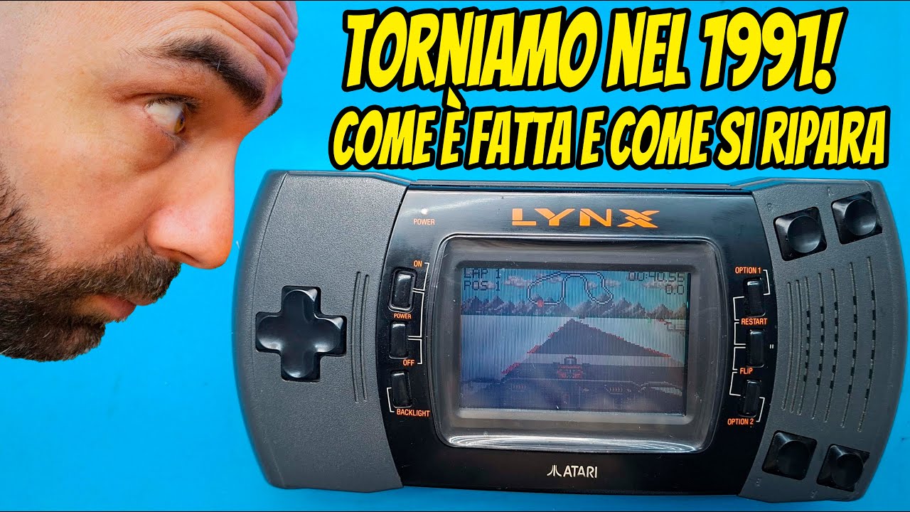 Atari Linx II - Storia & Hardware - RIPARO LA PRIMA CONSOLE PORTATILE A COLORI!