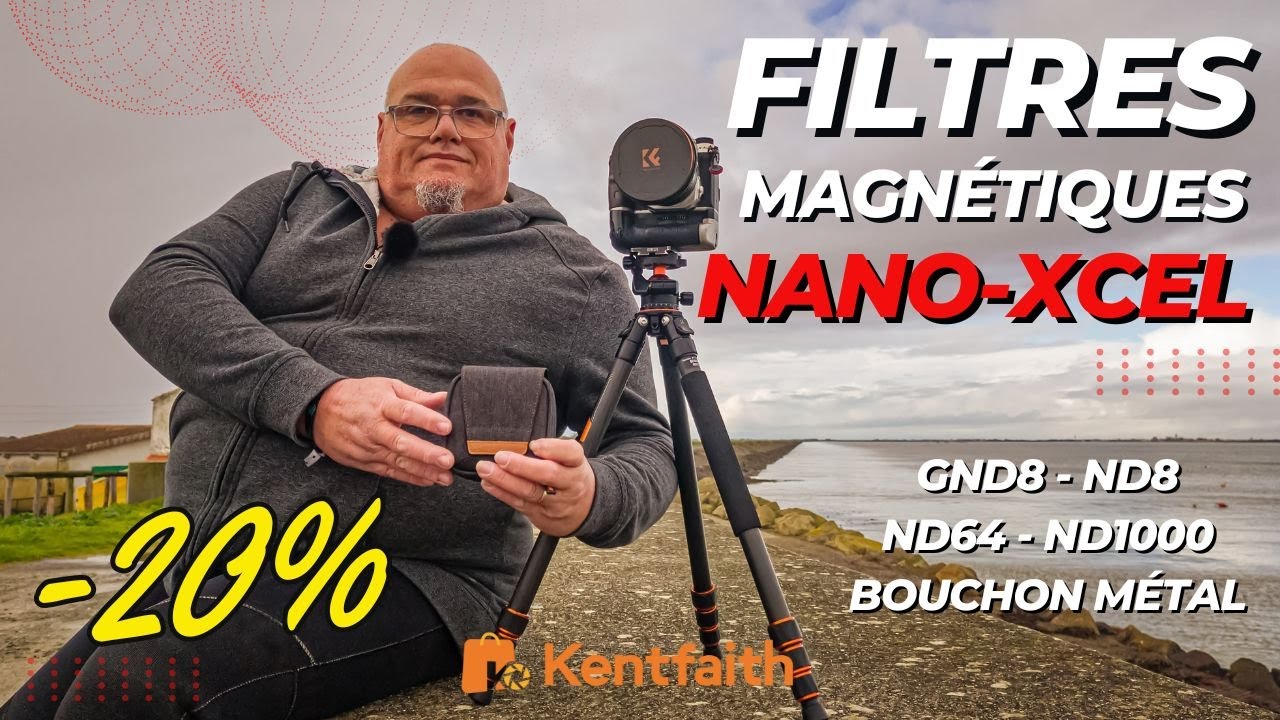Kentfaith : Test des filtres magnétiques Nano-Xcel, ND 1000, ND 64, ND 8 GND 64