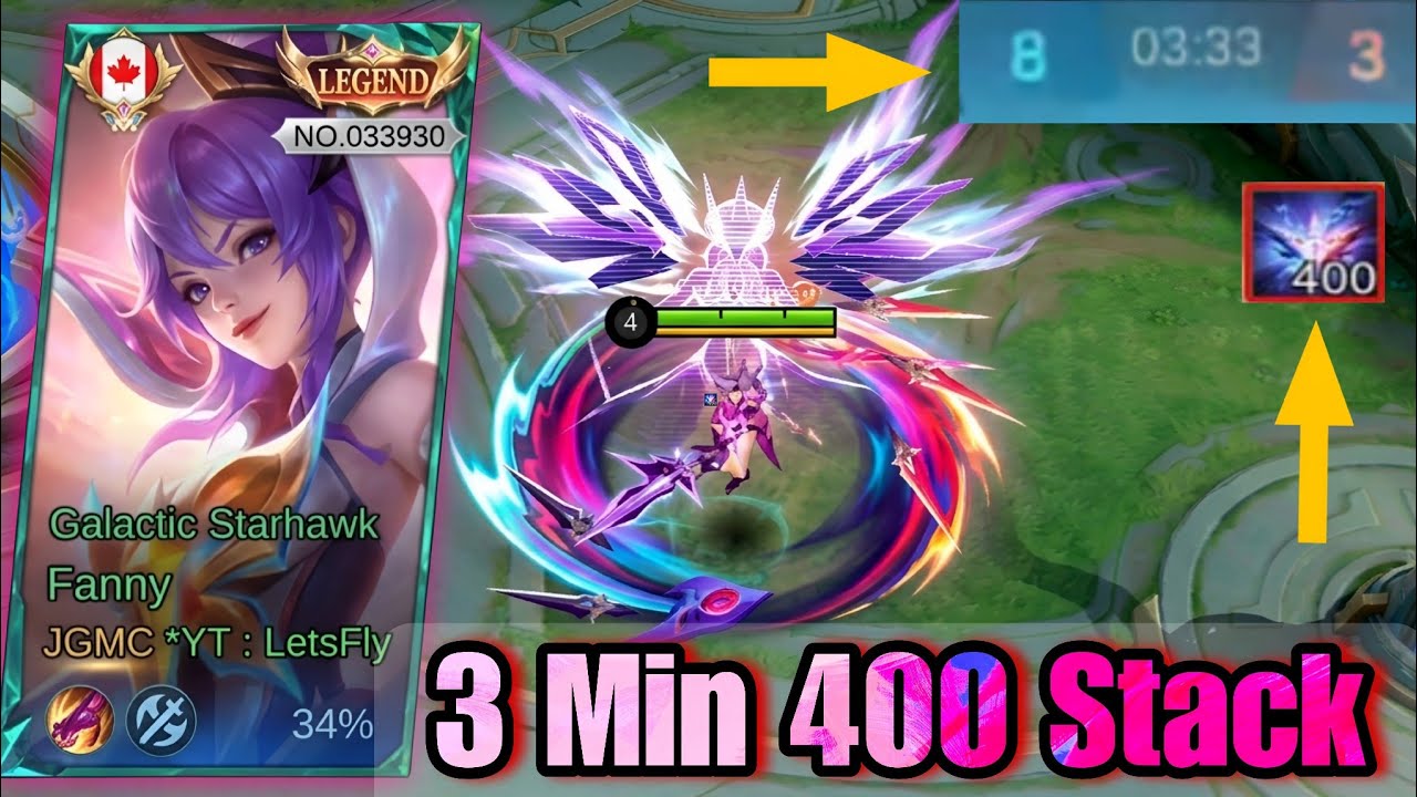 3 MINUTE 400 STACK!!🤯 Is this the World Record?? Aggressive fanny Gameplay