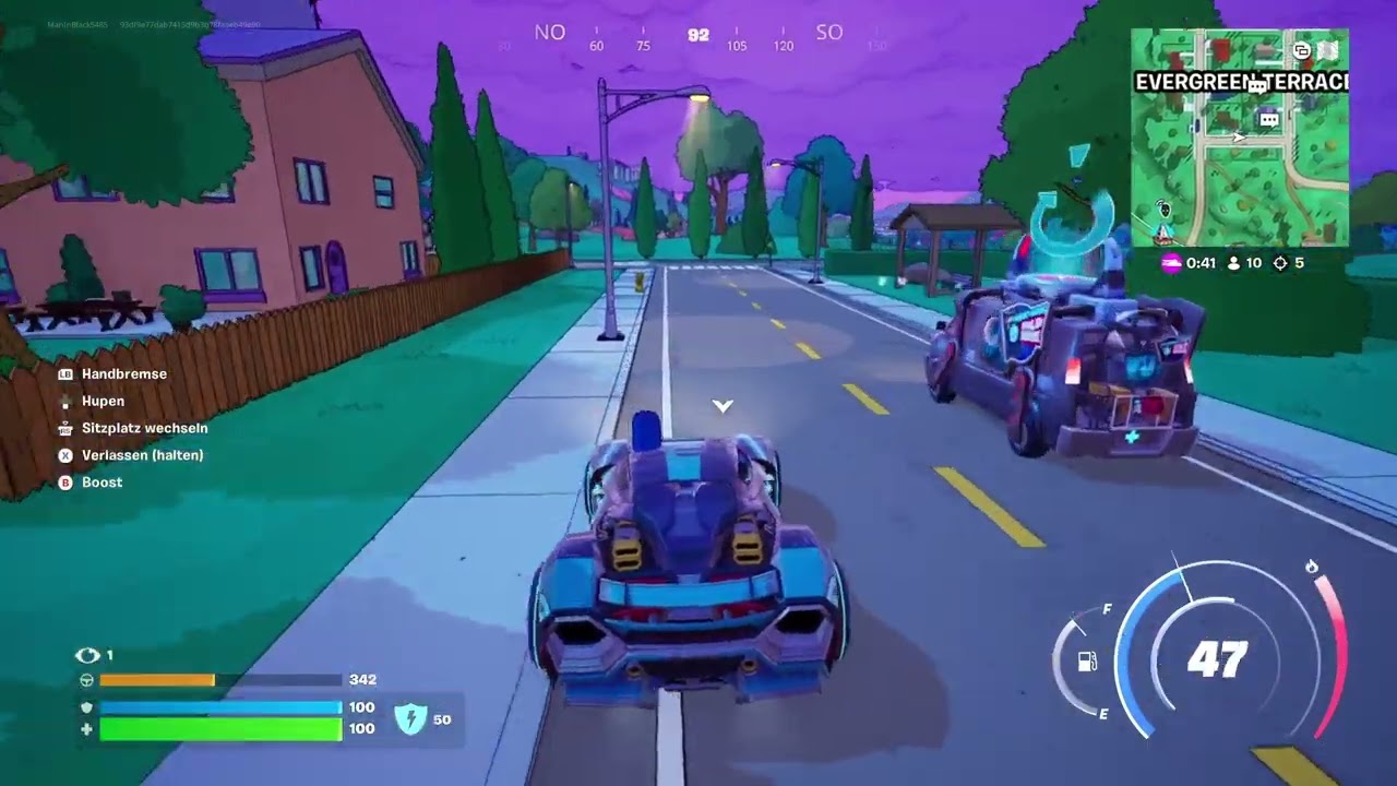 Fortnite epic win 8 Kills mit Marge Simpson
