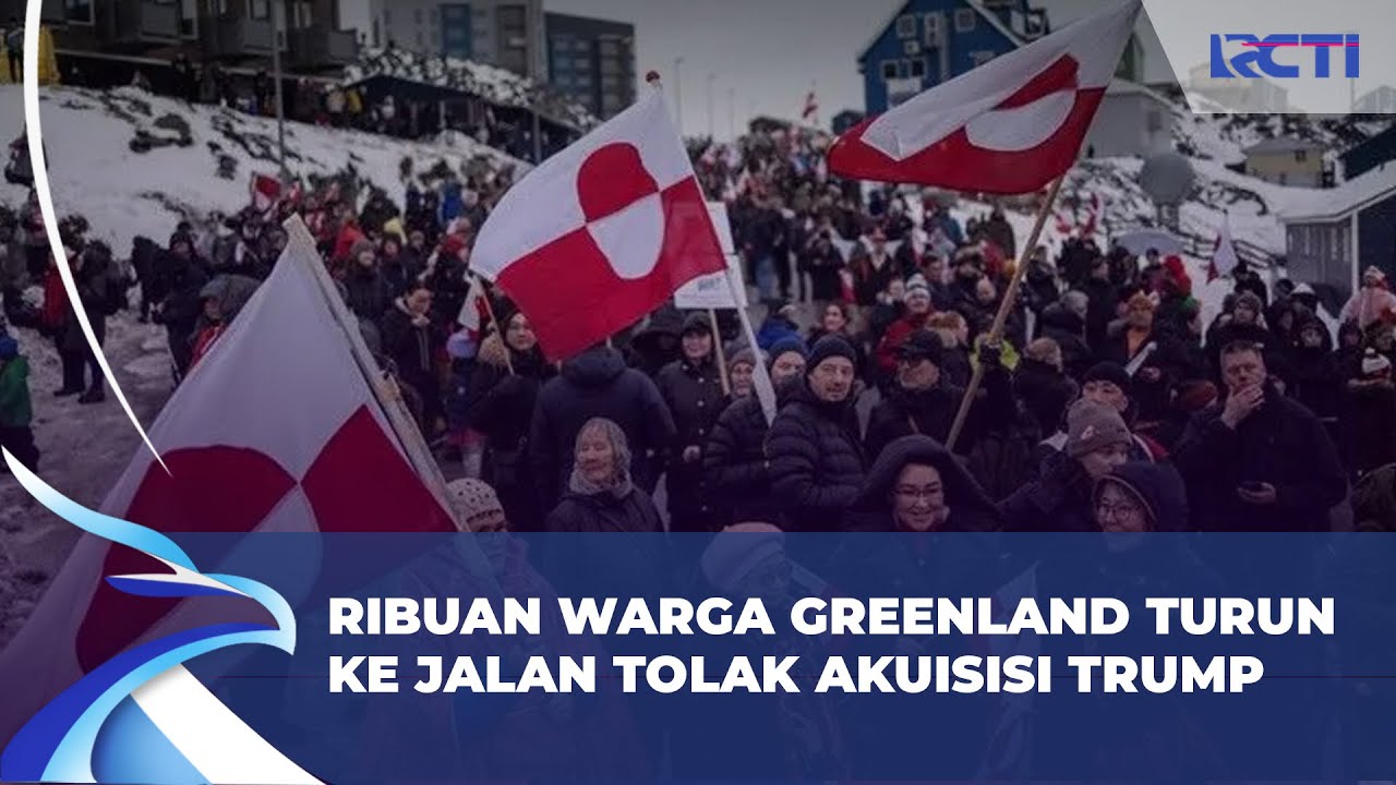 Gempar! Ribuan Warga Greenland Serbu Jalan Tolak Trump Akuisisi