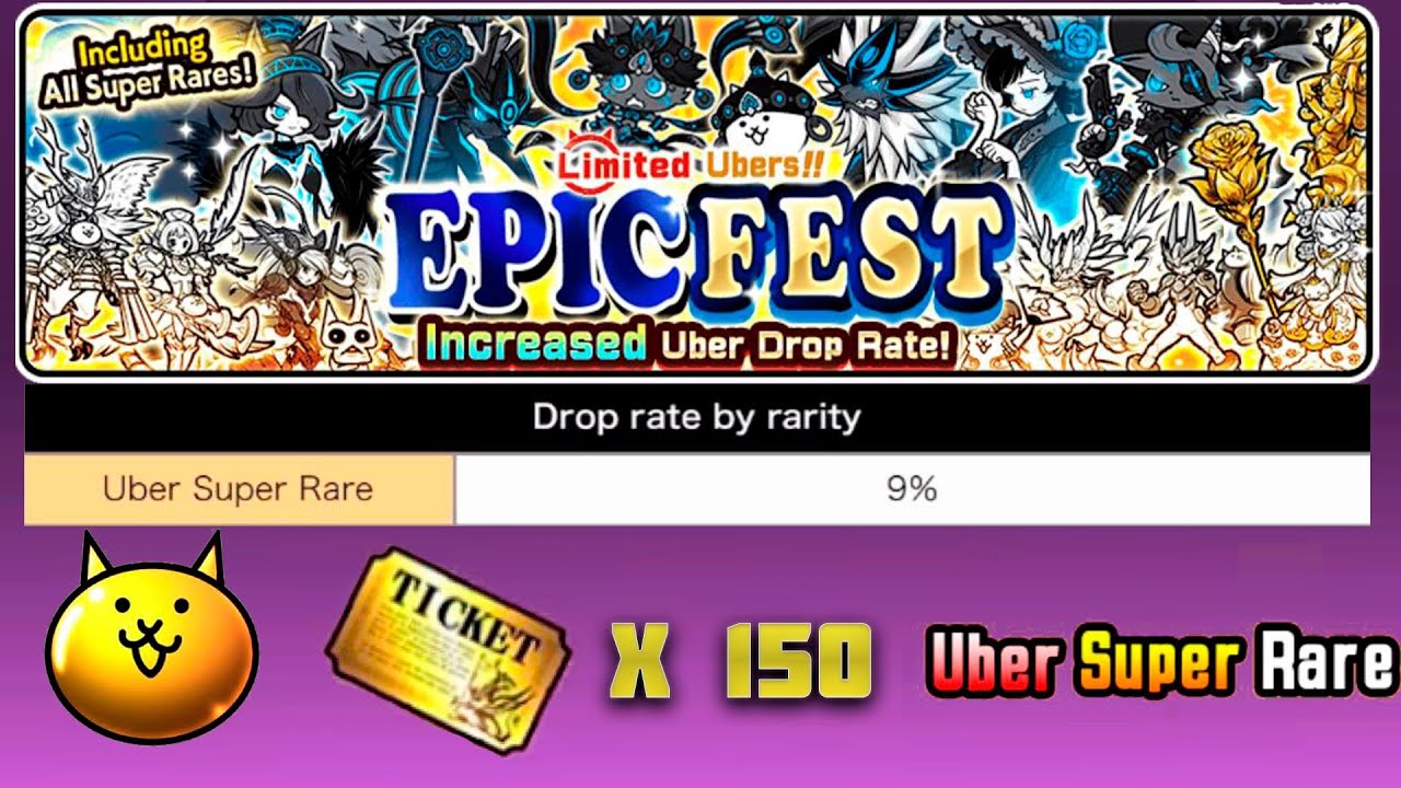 ОТКРЫТИЕ 150 КАПСУЛ НА EPICFEST! The Battle Cats!
