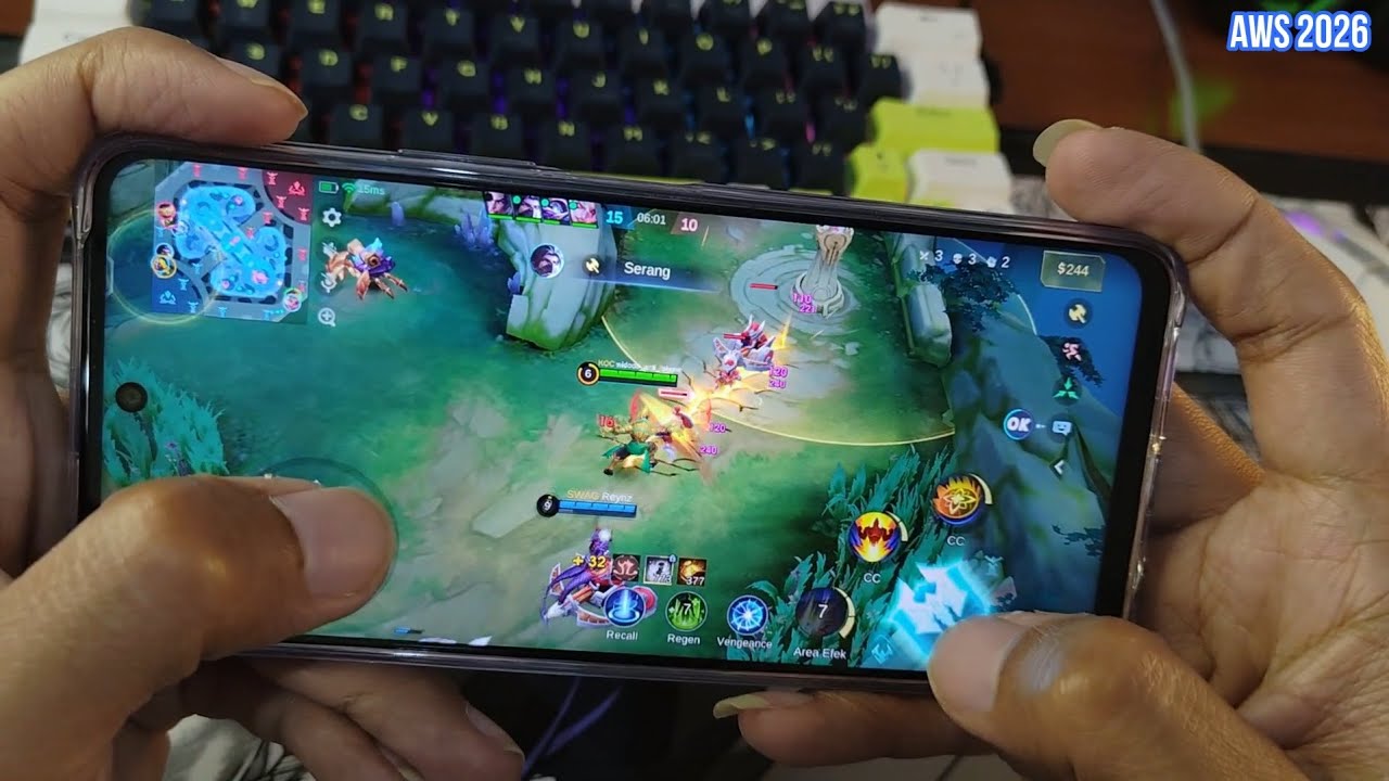GAMING TEST VIVO Y19s PRO | UNISOC TIGER T7225 | MOBILE LEGENDS HONOR OF KINGS LEAGUE OF LEGENDS