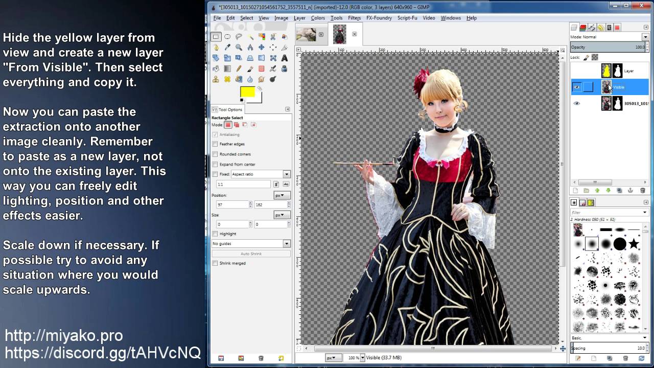 [ Tutorial ] Gimp 2.8 - Extracting Cosplayers from Convention Photos