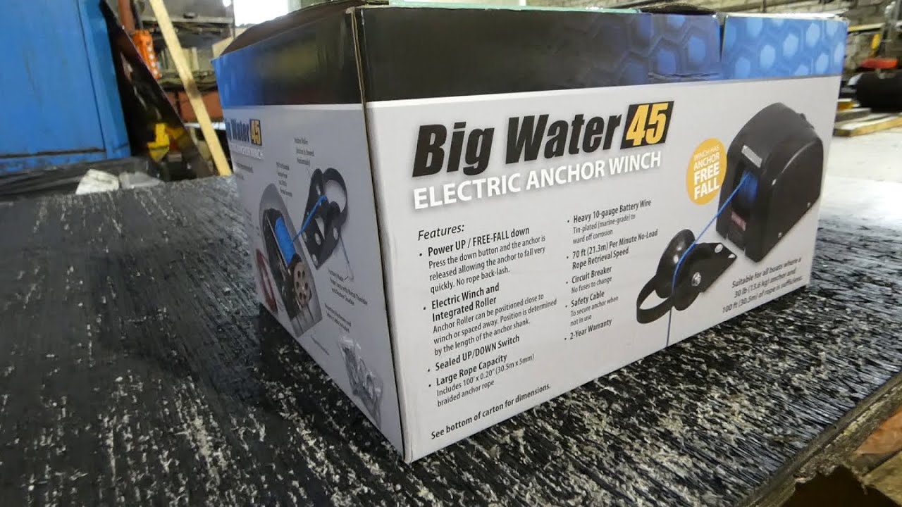 Бюджетная якорная лебедка Big Water 45. Обзор