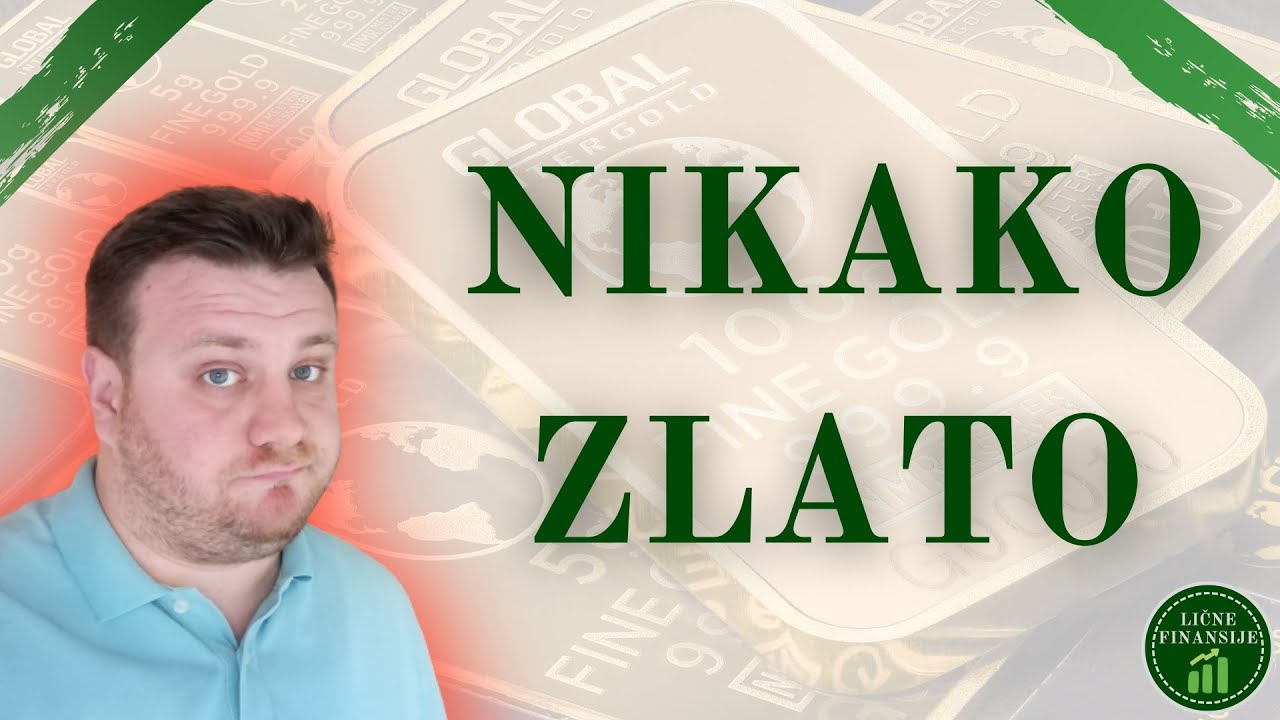 Upozorenje za sve investitore u zlato - Zlato je očajna investicija (čak i u periodima inflacije)