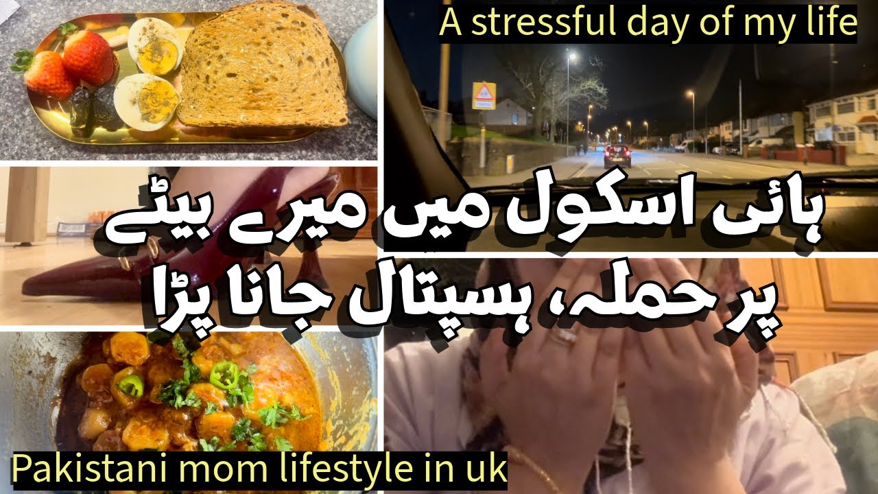 A Stressful Day in My Life | High School Incident, Desi Cooking & Temu Haul | Pakistani Mom in UK