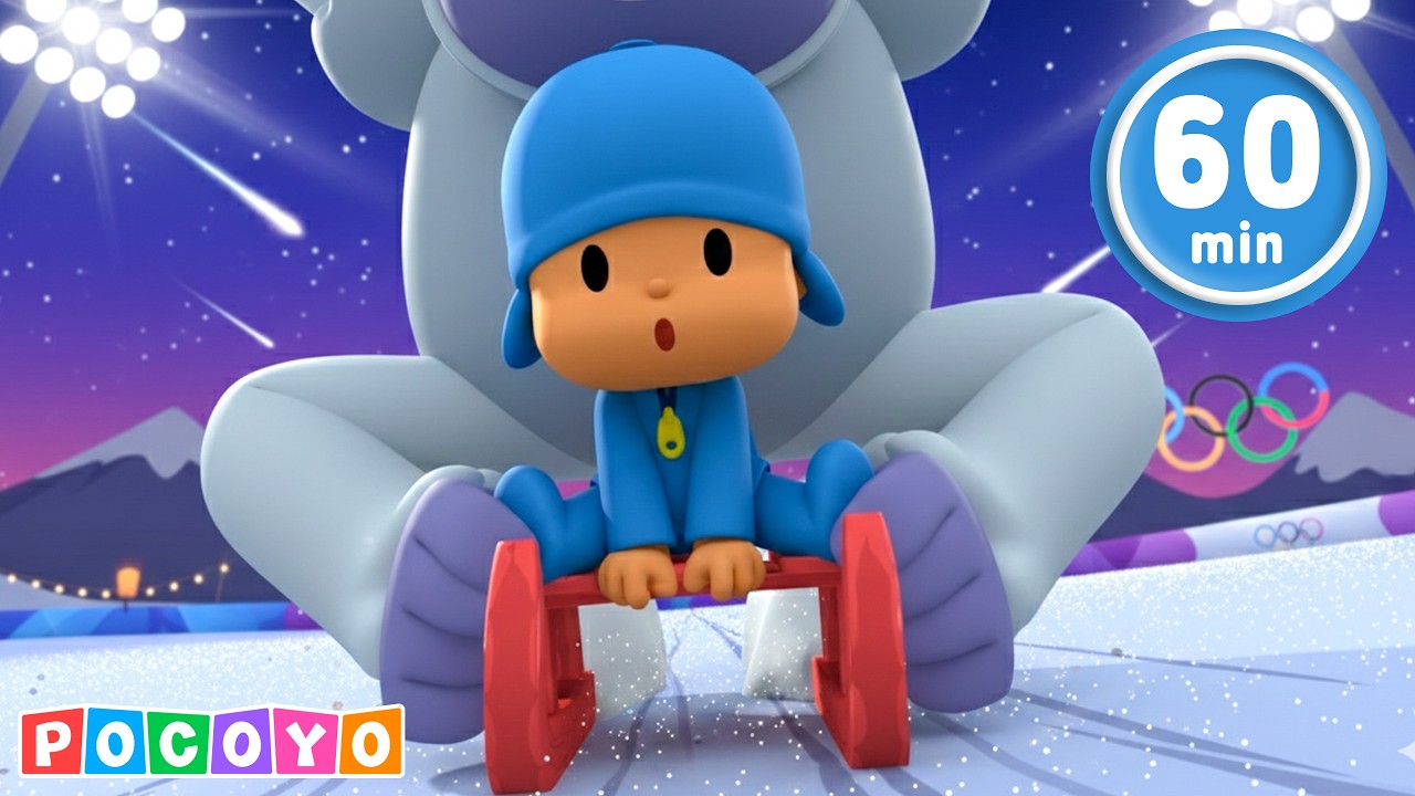 🏅 ¡Pocoyo participa en los JUEGOS DE INVIERNO! | Esquí, curling y mucho más | Pocoyo 🇪🇸 Español
