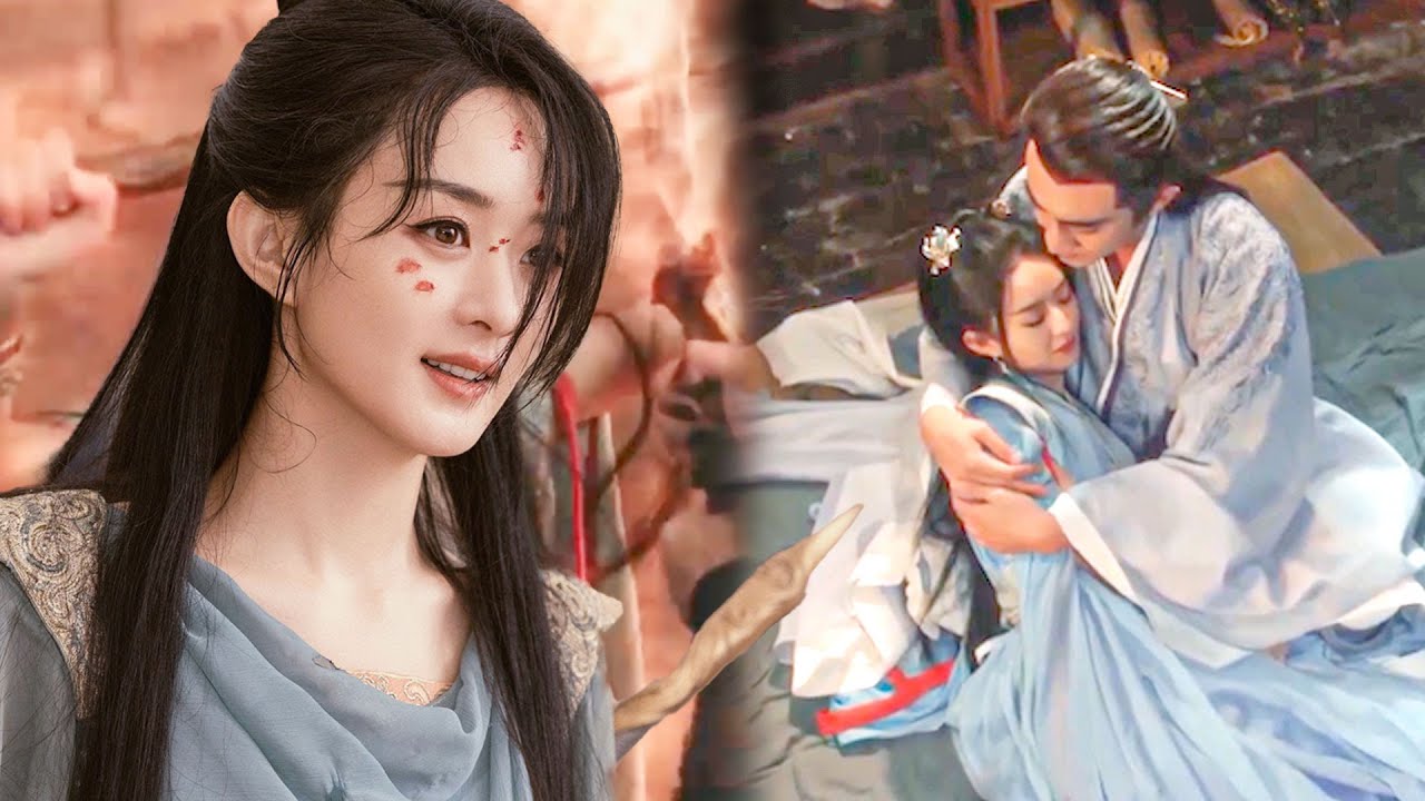 神女#赵丽颖 陷入敵人奪命陣法，關鍵時刻神君#林更新 趕到怒封天地，只為救下神女#chinesedrama