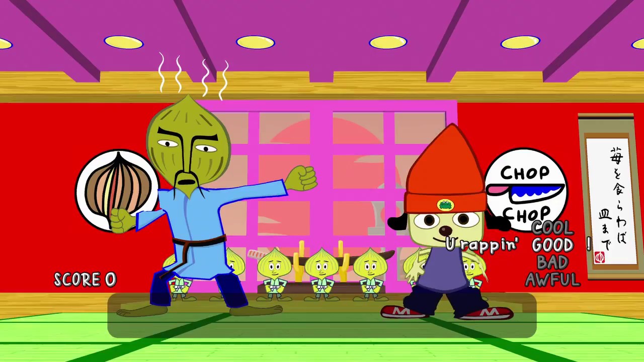 Parappa The Rapper kick punch Song Remastered 20th Anniversary Edition PS4  @poptartsNonions