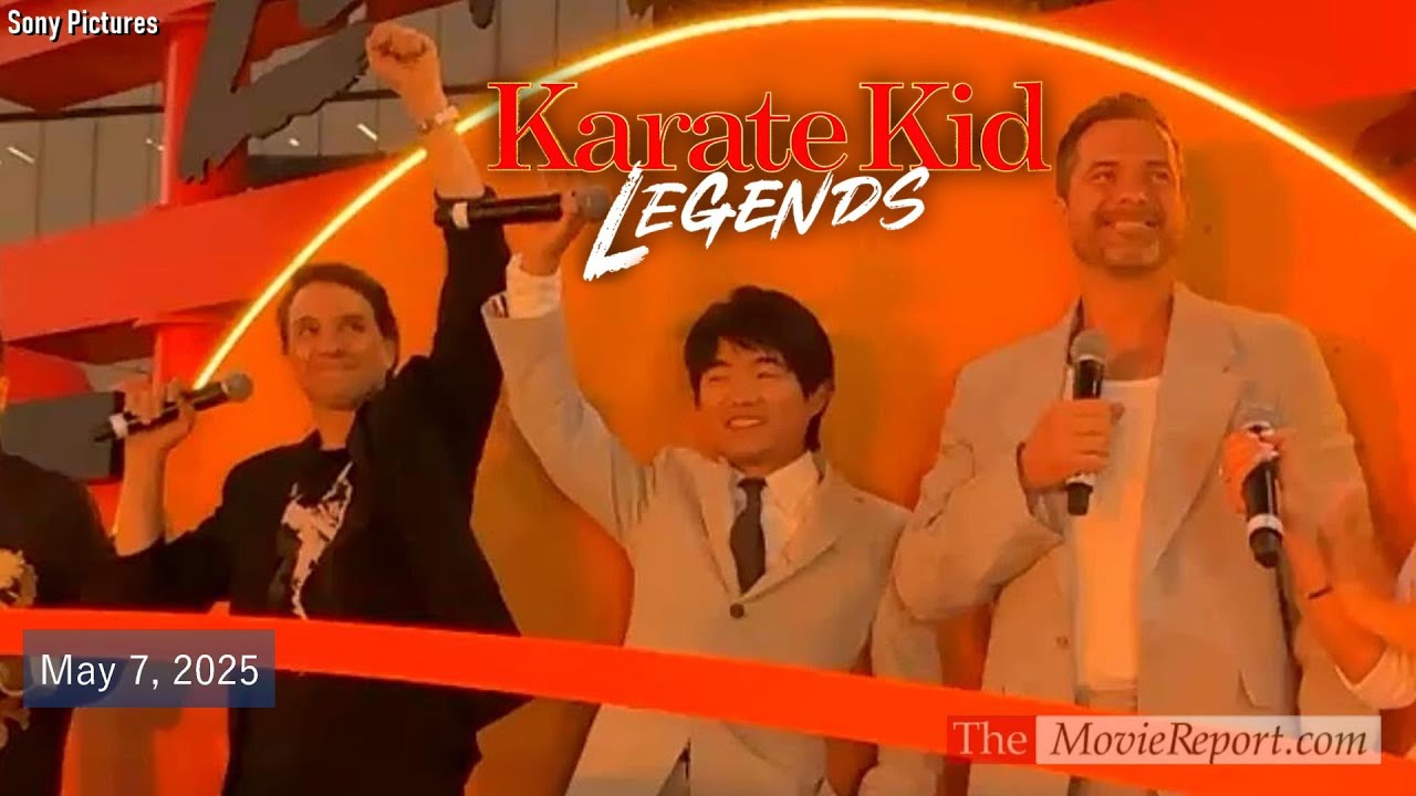KARATE KID LEGENDS Mexico premiere Ben Wang, Ralph Macchio, Joshua Jackson - May 7, 2025 4K