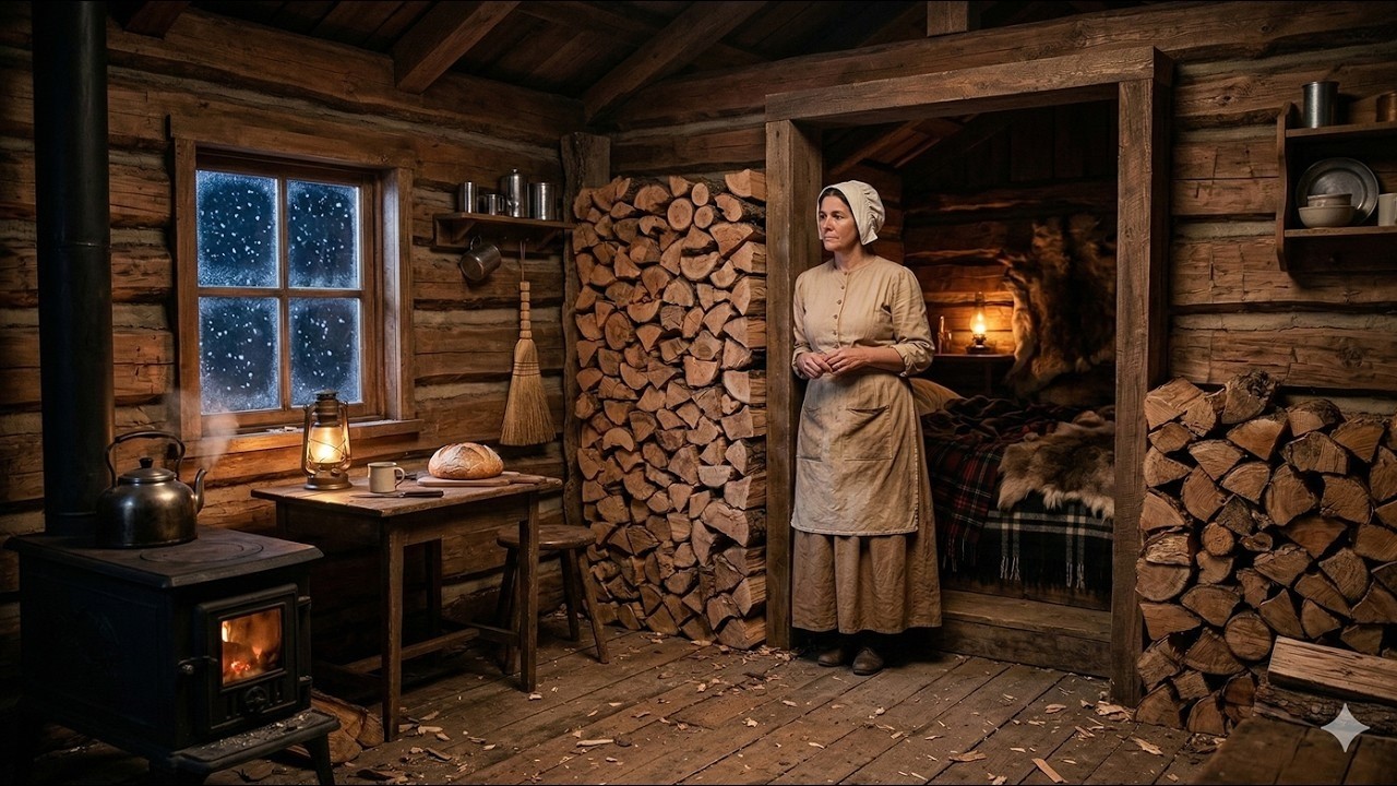 Elle a Construit Une Petite Boîte Dans Sa Cabane—Elle Lui Sauva La Vie Guand Le Blizzard s’est Calmé