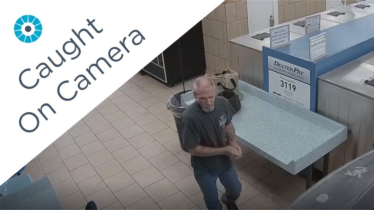 Vending Machine Bandit - Caught on an Alibi Security Camera