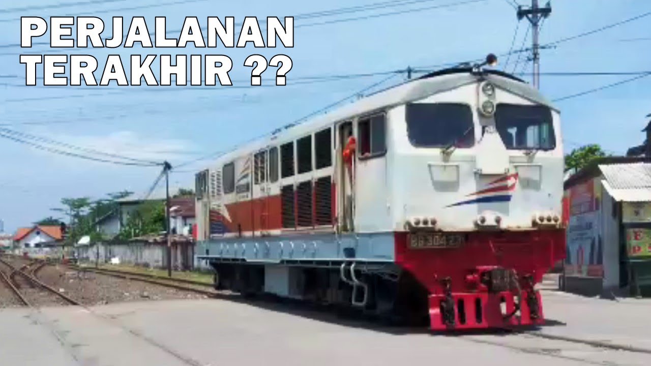 PERJALANAN TERAKHIR ??!! Lokomotif BB 304 23R Saat Berdinas Langsir di Stasiun Semarang Tawang