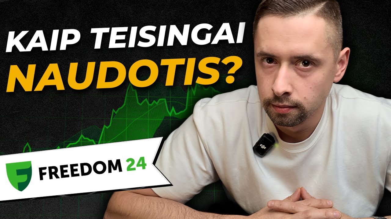 Kaip Investuoti į Akcijas ir ETF per Freedom24 | Pirkimas, Valiutos, Tarifai, Opcionai ir kt.