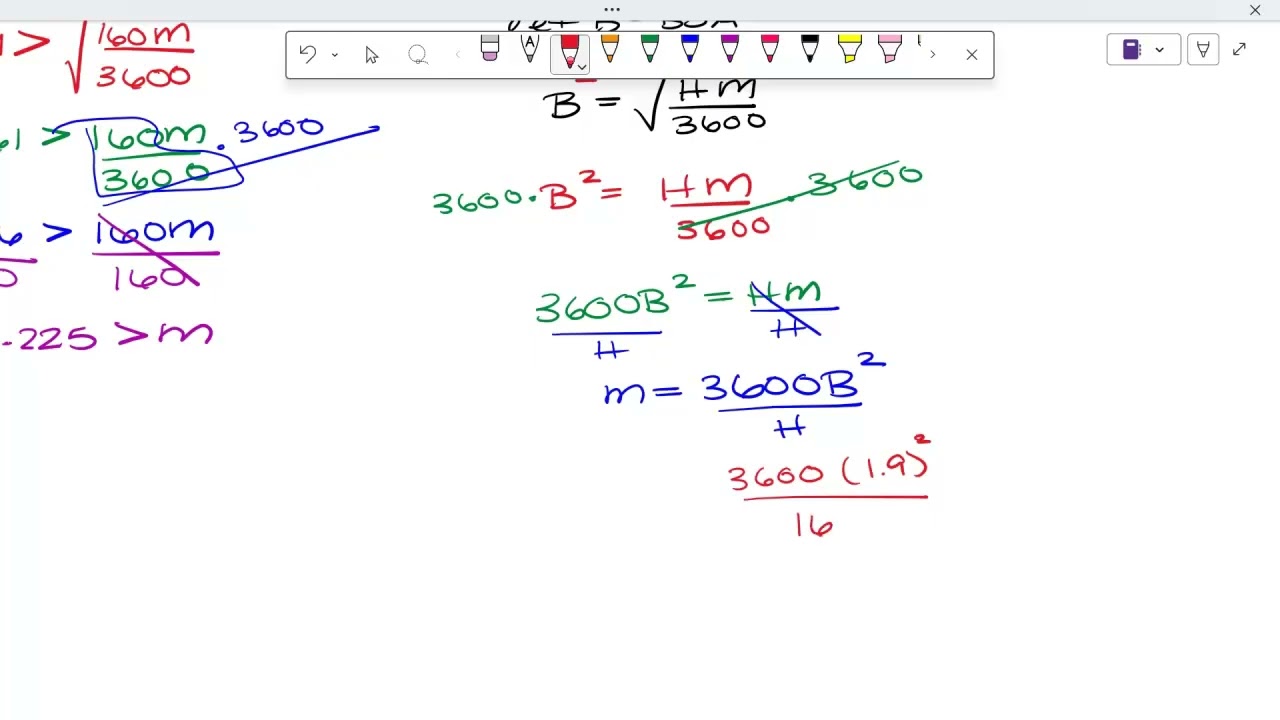 Application of Radical Equations (#9 and #16)