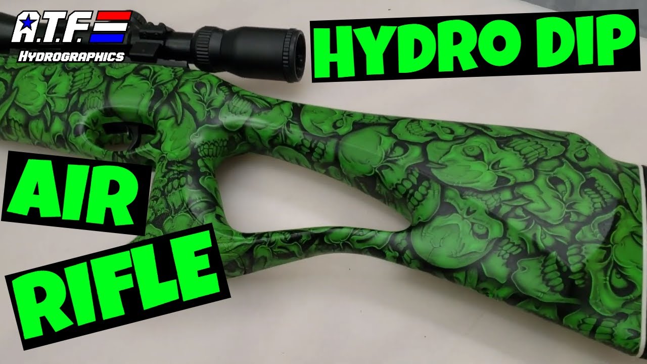 HYDRO DIP AIR RIFLE - and much more! - Insanity Skull Pattern