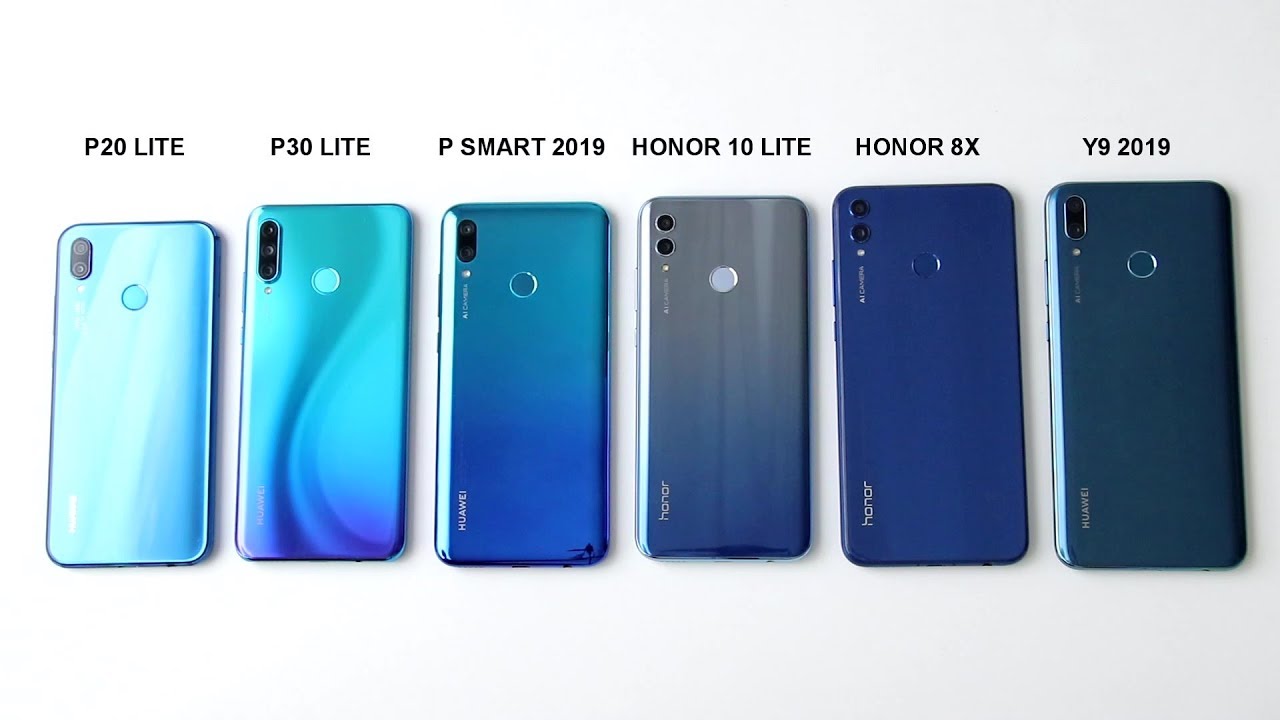 P20 Lite vs P30 Lite vs P smart 2019 vs Honor 10 Lite vs Honor 8X vs Y9 2019 - 3 Benchmark Test