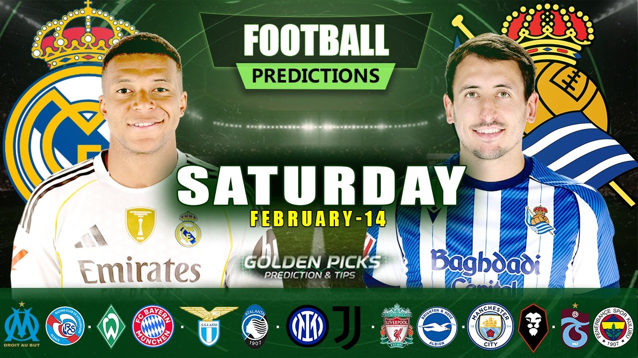 Football Predictions Today 14 February | Possible Scores, Corners & Cards | Golden Picks Plus
