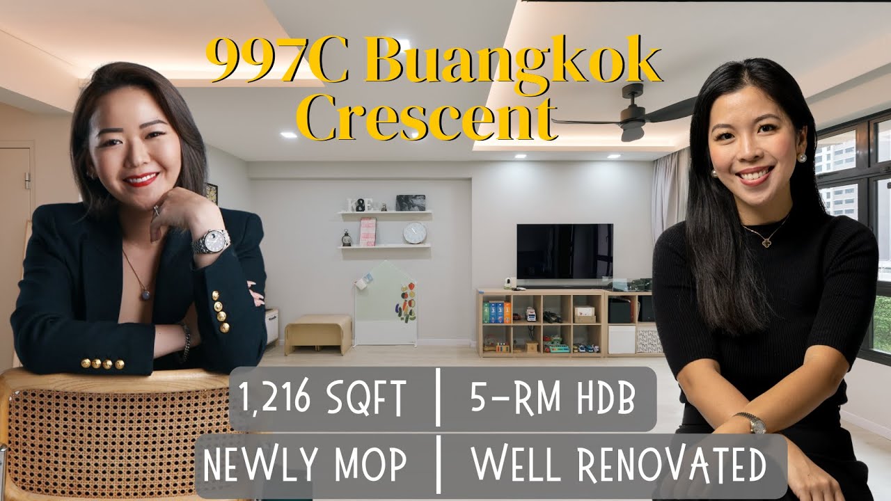 Singapore HDB | 997C Buangkok Crescent | Beautifully Renovated and Ready to Move In!