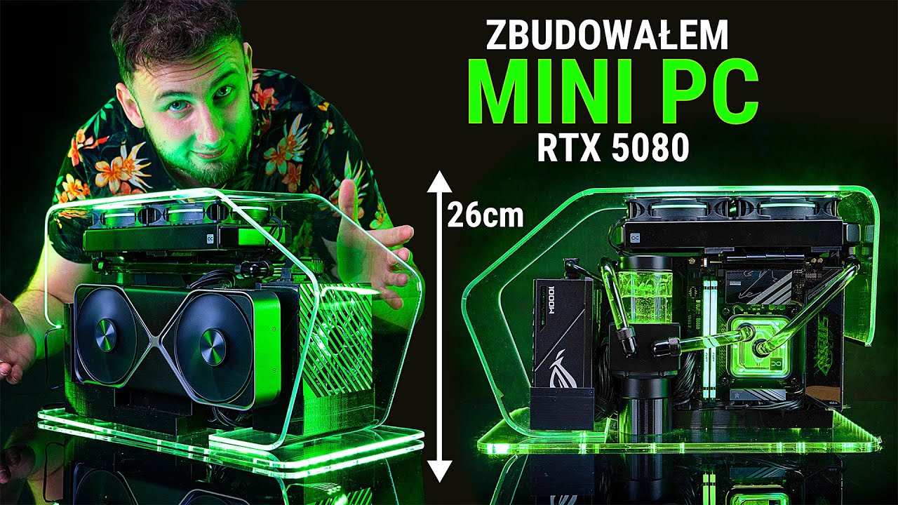 Zbudowałem MINI PC z RTX 5080 od podstaw - SFF Modding PC