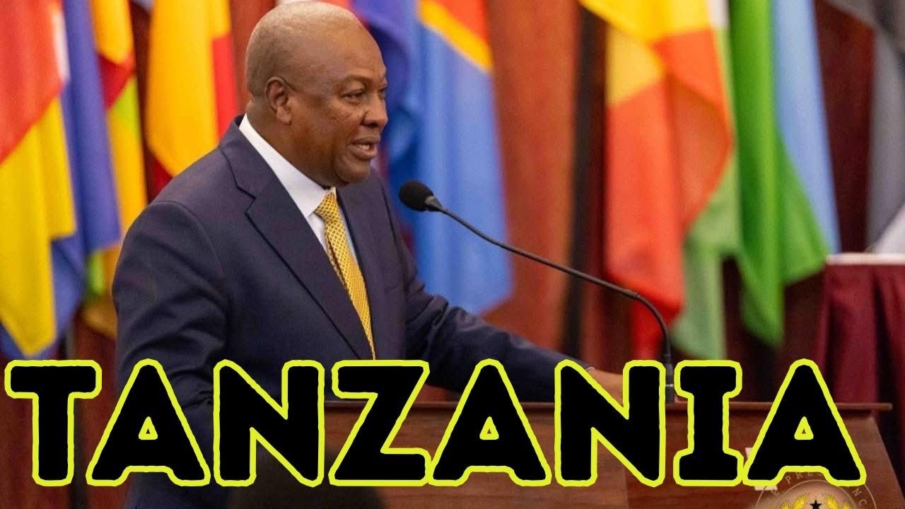 President John Mahama Happily arrives to Open the Africa Trade Summit26 in Tanzania.