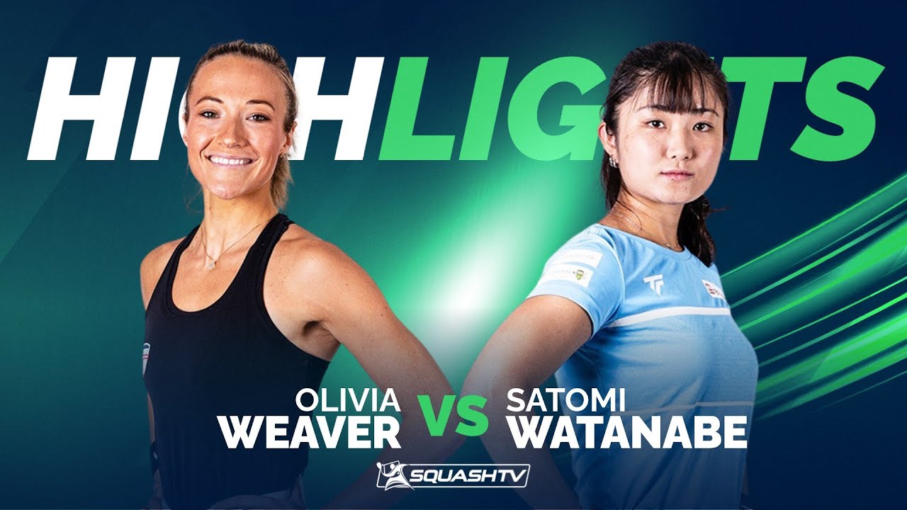 🇺🇸 Weaver v Watanabe 🇯🇵 | PSA Squash Tour Finals 2024/25 | RD2 HIGHLIGHTS