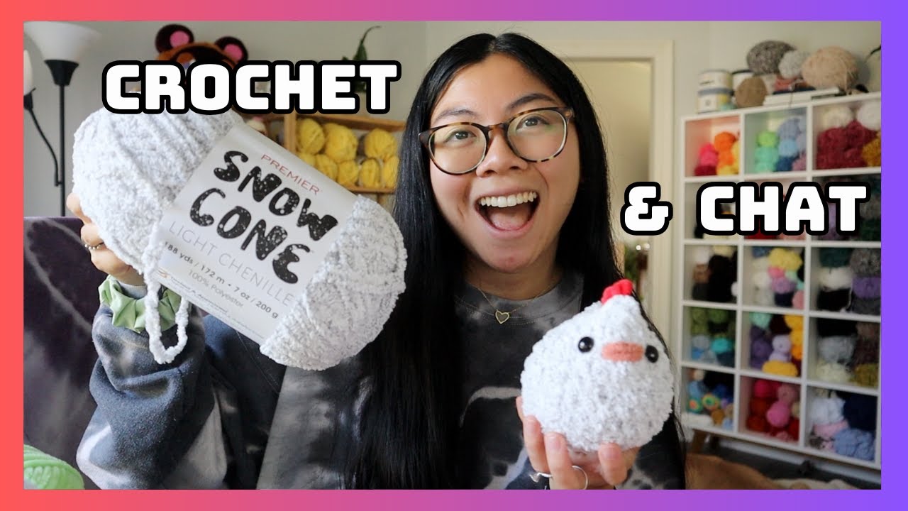 Crochet & Chat 🦋🌿 fun facts, yarn haul, and cozy crochet vibes ✨ amigurumi vlog