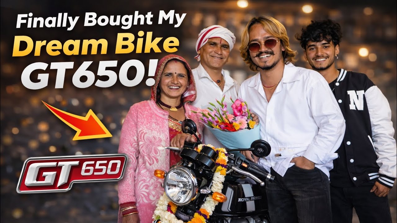 Finally bought dream bike🏍️ GT650 || 0 se GT650 ka safar || love Reniwal || #gt650 #ytshorts #dream