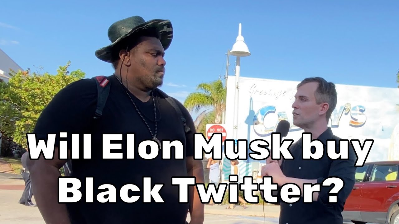 Asking Floridians if Elon Musk is going to buy Black Twitter &trade;