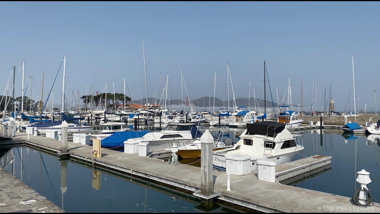 【4K】Walking Around the Marina District in San Francisco