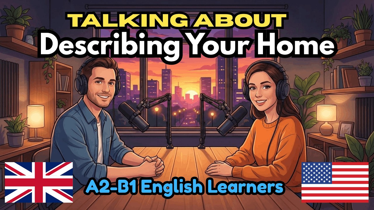 How to Describe Your Home | Beginner Vocabulary | Slow English Listening