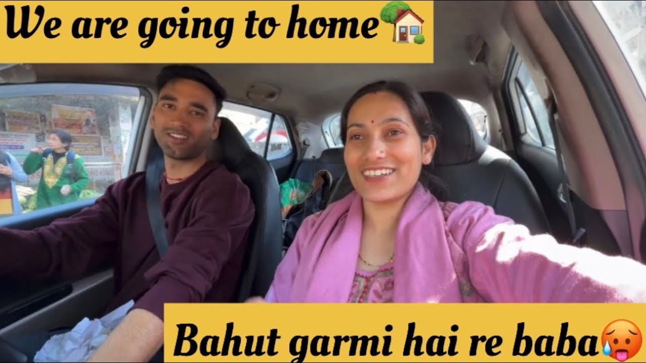 Ghar jane ki khushi🥰// Ghar mein hai bahut garmi🥵// Travelling🛣️/ Ronie & Champ/ @TheMoonlight_Vlogs