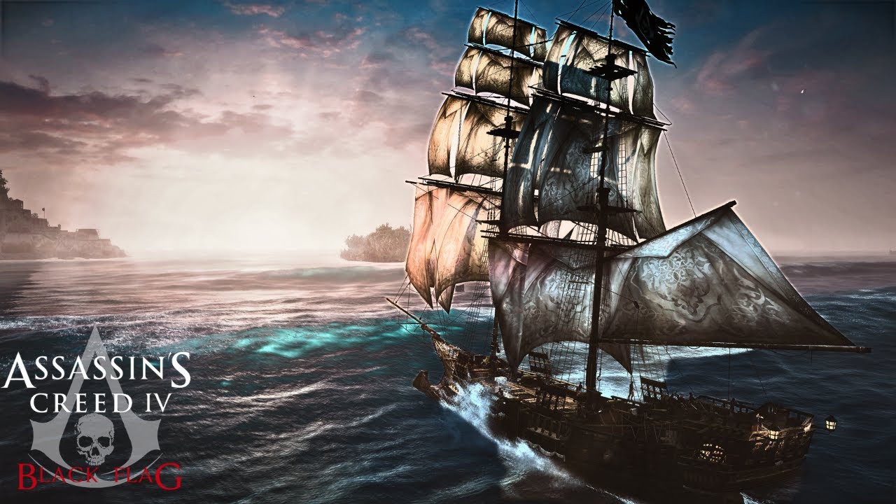 [4K] Relaxing Sailing to 18th-Century Havana and Kingston (Assassin's Creed 4 Black Flag)