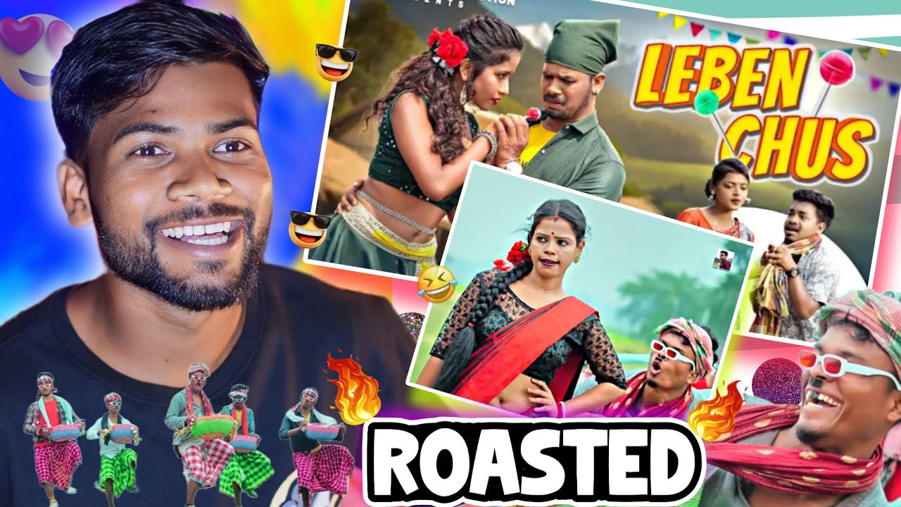 LEBEN CHUS🍭& BADAM HEREL ROASTED🔥| NEW SANTALI ROASTING VIDEO 2024 | ST HEREL