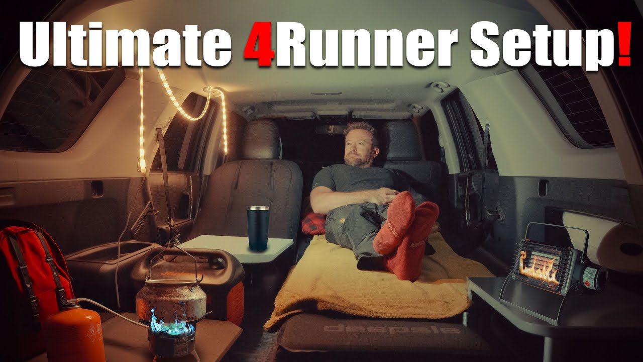 Crazy Simple But Cozy 4Runner Camping Adventure in the Remote Mountains