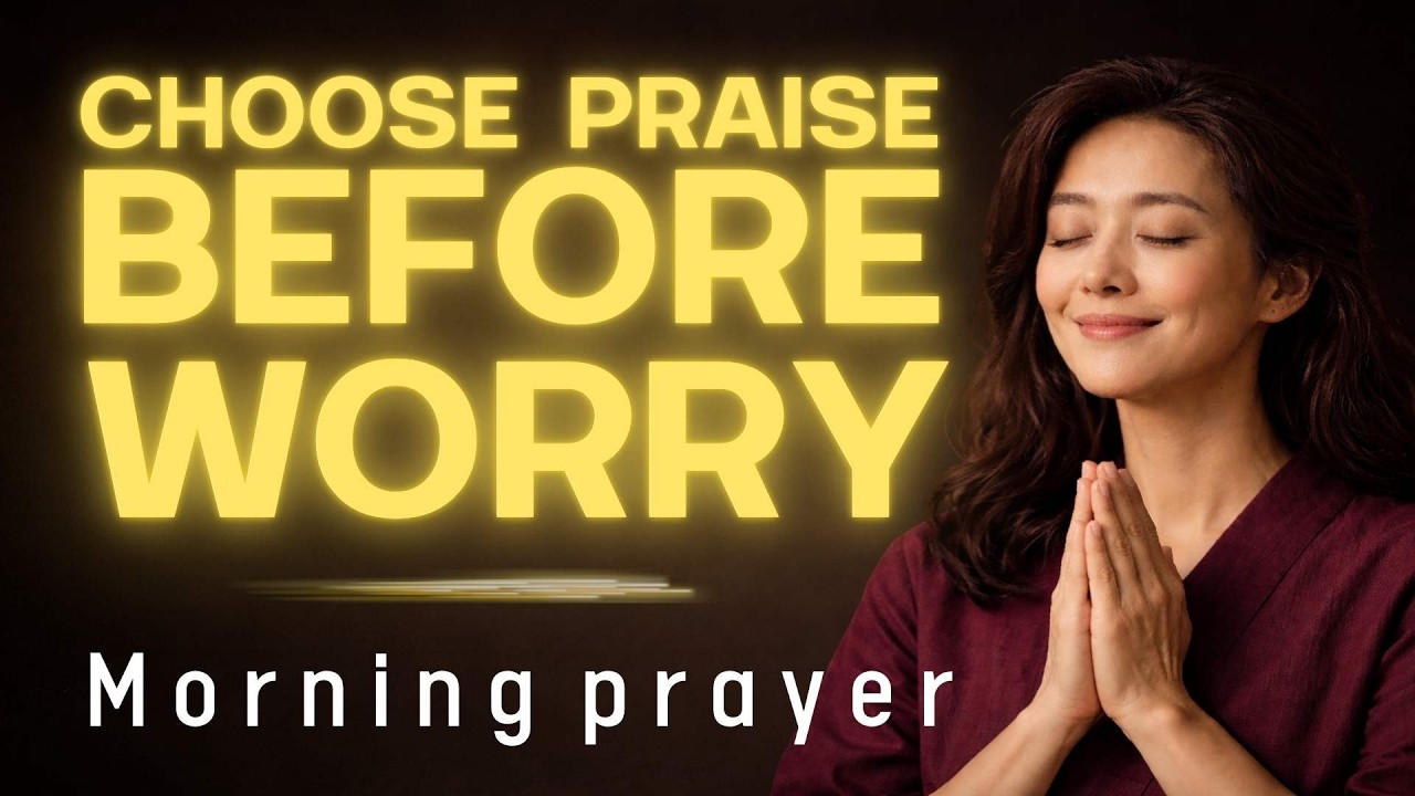 Choose Praise Before Worry/ morning prayer